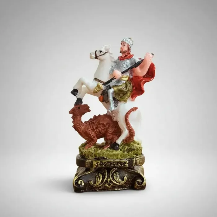 Imagem de São Jorge de Resina - 9 cm | Comprar na Lojinha Uai
