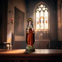 Imagem de Santa Clara de Resina - 9 cm | Comprar na Lojinha Uai - imagem 2