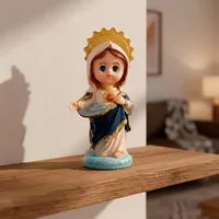 Imagem do Sagrado Coração de Maria Infantil de Resina | Lojinha Uai - imagem 3