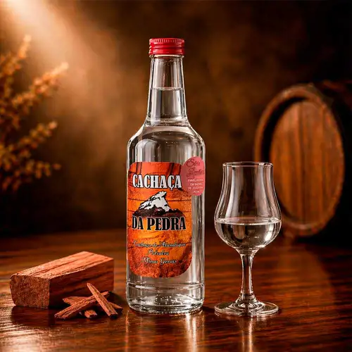 Cachaça da Pedra Envelhecida em Jequitibá Rosa 275ml