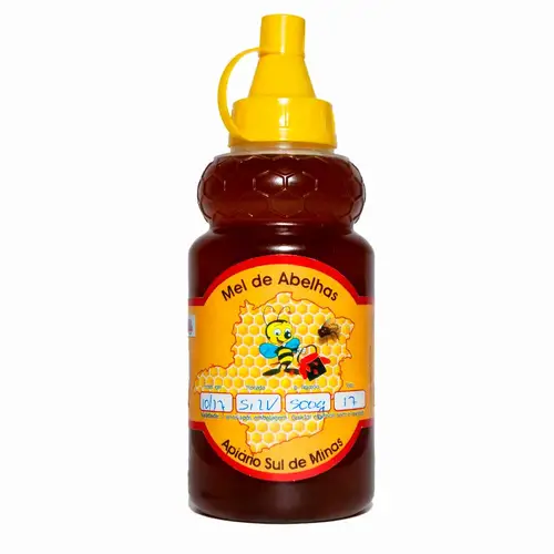 Mel Silvestre Puro 500g Bisnaga - Apiário Sul de Minas