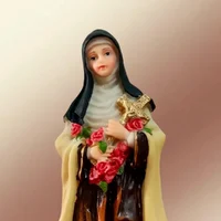 Imagem de Santa Terezinha de Resina - 18 cm | Comprar na Lojinha Uai - imagem 3
