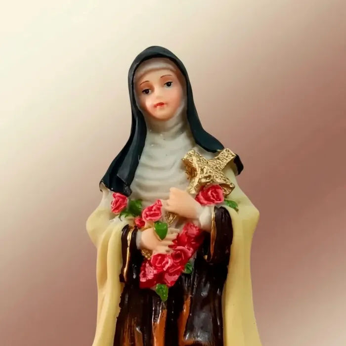 Imagem de Santa Terezinha de Resina - 18 cm | Comprar na Lojinha Uai