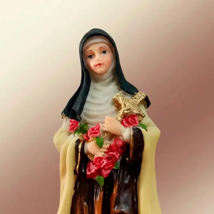 Imagem de Santa Terezinha de Resina - 18 cm | Comprar na Lojinha Uai