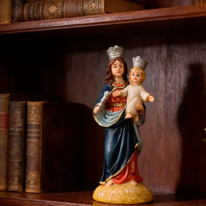 Imagem de Nossa Senhora Auxiliadora de Resina - 15 cm | Comprar na Lojinha Uai