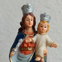 Imagem de Nossa Senhora Auxiliadora de Resina - 15 cm | Comprar na Lojinha Uai - imagem 4