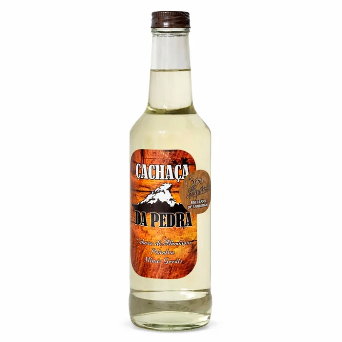 Cachaça da Pedra Envelhecida em Amburana 275ml | Comprar na Lojinha Uai