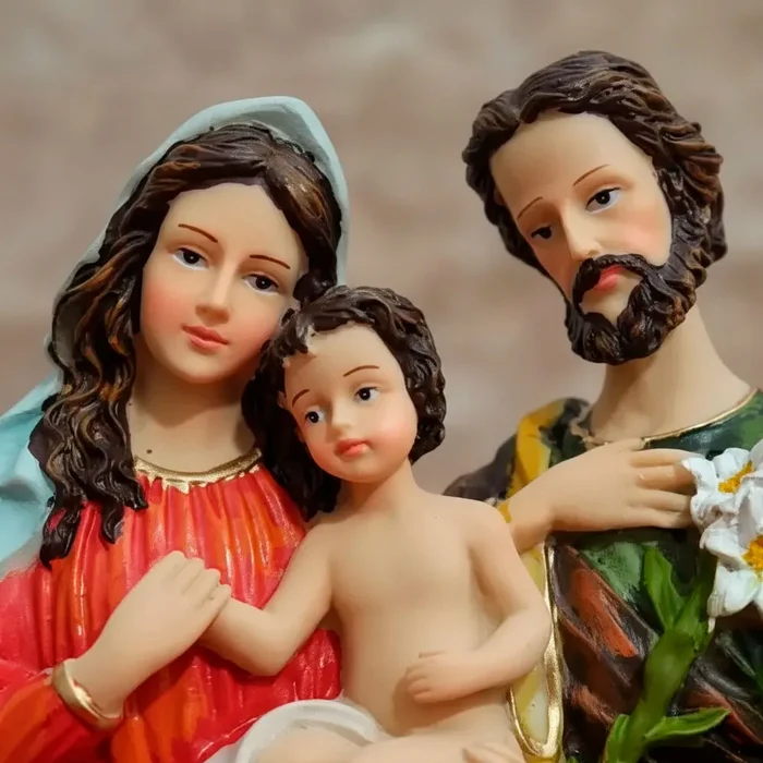 Imagem do Busto da Sagrada Família de Resina | Comprar na Lojinha Uai