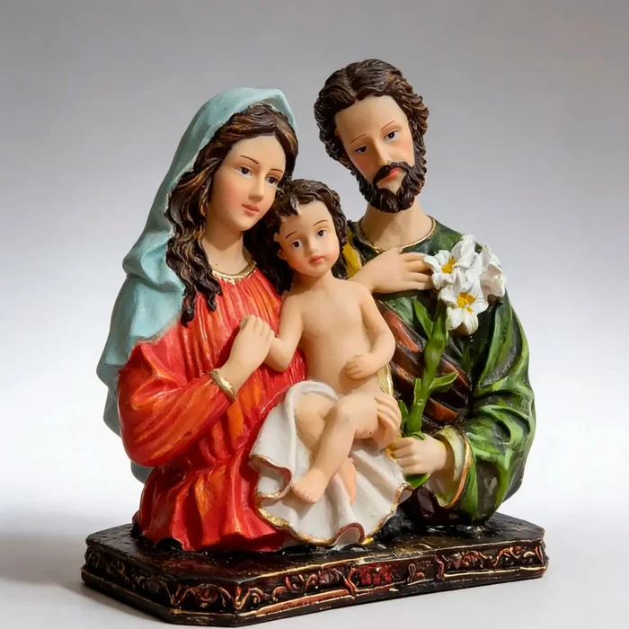 Imagem do Busto da Sagrada Família de Resina | Comprar na Lojinha Uai