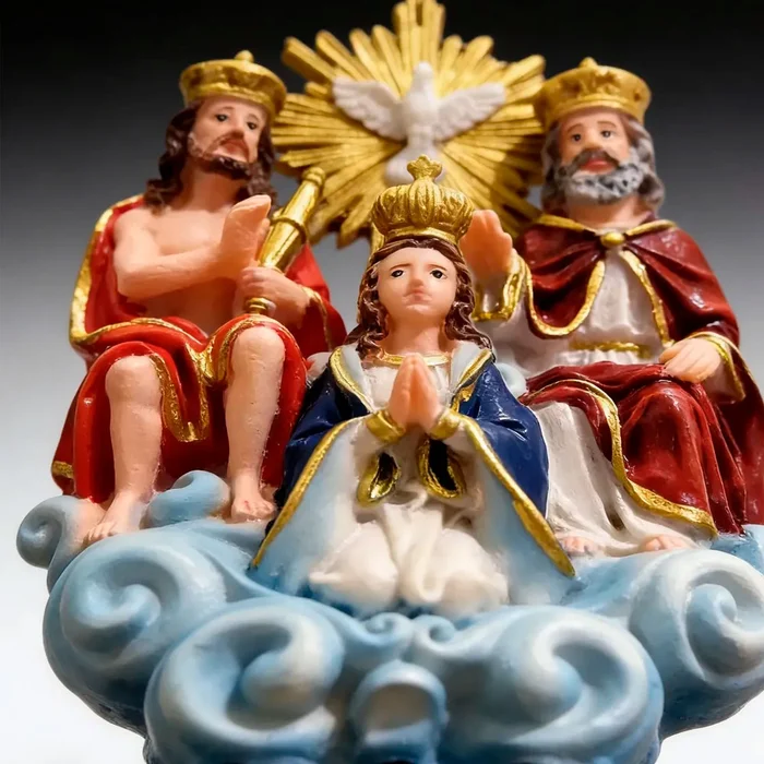 Imagem do Divino Pai Eterno de Resina - 16 cm | Comprar na Lojinha Uai