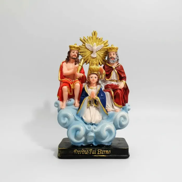 Imagem do Divino Pai Eterno de Resina - 16 cm | Comprar na Lojinha Uai
