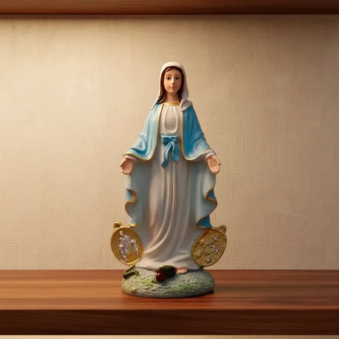 Imagem de Nossa Senhora das Graças de Resina - 15 cm | Comprar na Lojinha Uai