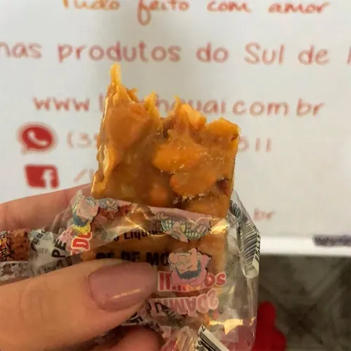 Pé de Moleque com Leite Condensado Pé de Moça - Pote com 20 Unidades