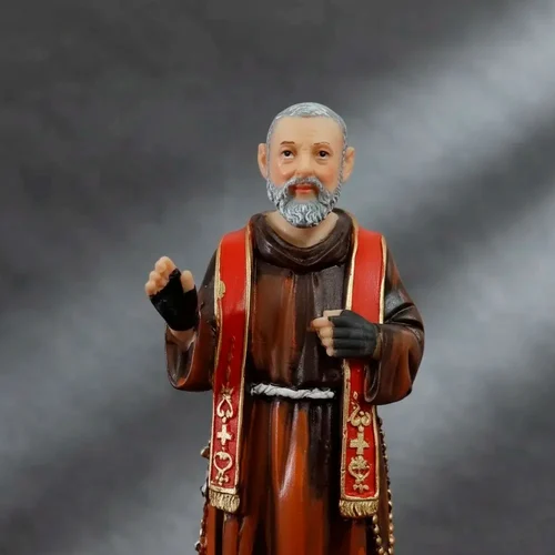Imagem de São Padre Pio de Resina - 20 cm