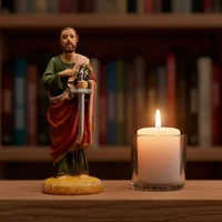 Imagem de São Paulo Apóstolo de Resina - 15 cm | Comprar na Lojinha Uai - imagem 2