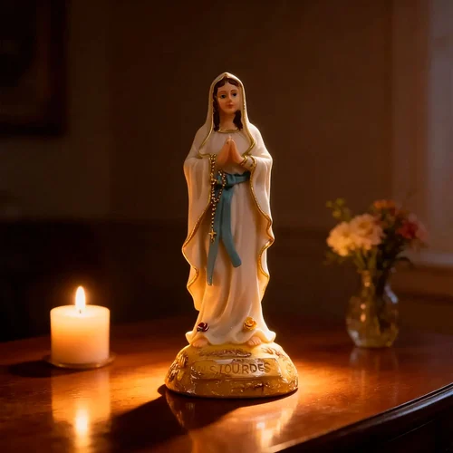 Imagem de Nossa Senhora de Lourdes de Resina - 15 cm