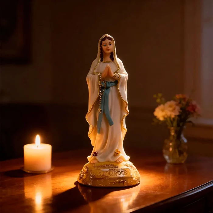 Imagem de Nossa Senhora de Lourdes de Resina - 15 cm | Comprar na Lojinha Uai