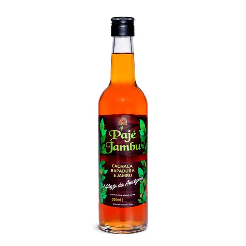 Kit Cachaça de Jambu com Caixa de Presente 500 ml - Pajé Jambu