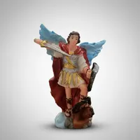 Imagem de São Miguel Arcanjo de Resina - 9 cm | Comprar na Lojinha Uai - imagem 2