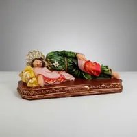 Imagem de São José Dormindo de Resina 20 cm - Base Marrom | Comprar na Lojinha Uai - imagem 5