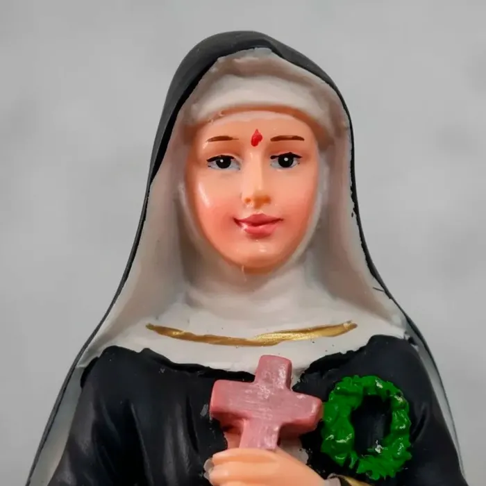Imagem de Santa Rita de Cássia de Resina - 20 cm | Comprar na Lojinha Uai
