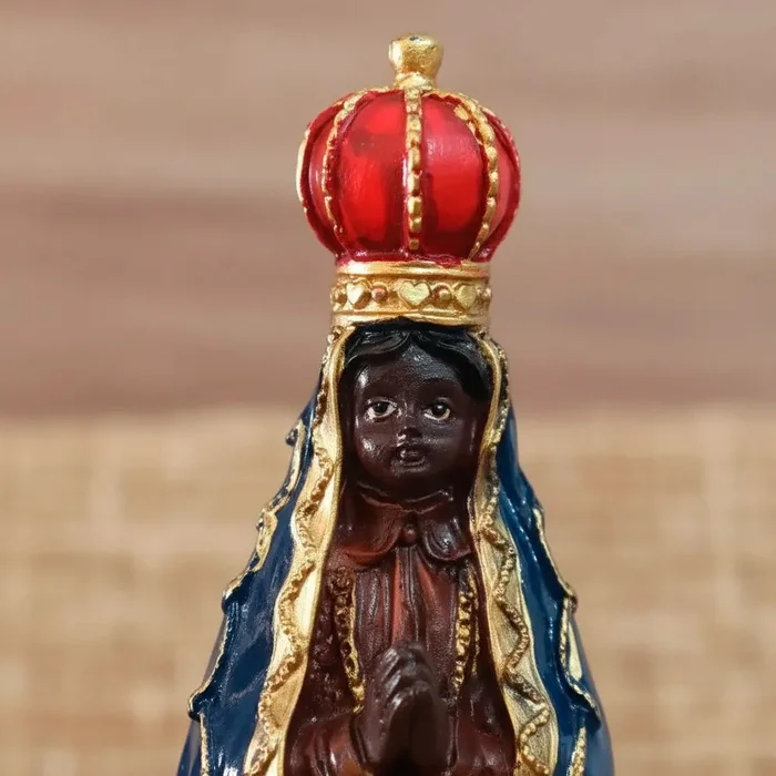 Imagem de Nossa Senhora Aparecida de Resina - 20 cm | Comprar na Lojinha Uai