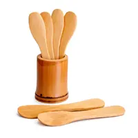 Kit Espátulas Corporais de Bambu com Suporte | Comprar na Lojinha Uai - imagem 1