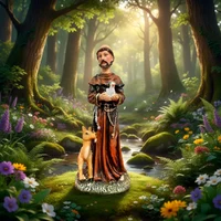 Imagem de São Francisco de Assis de Resina - 27 cm | Comprar na Lojinha Uai - imagem 3