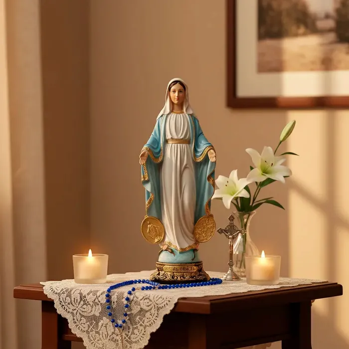 Imagem de Nossa Senhora das Graças de Resina - 30 cm | Comprar na Lojinha Uai