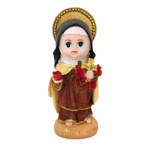 Imagem de Santa Terezinha Infantil de Resina - 15 cm