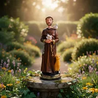 Imagem de São Francisco de Assis de Resina - 9 cm | Comprar na Lojinha Uai - imagem 2