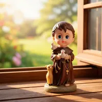 Imagem de São Francisco de Assis Infantil de Resina - 15 cm | Lojinha Uai - imagem 4