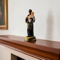 Imagem de São Benedito de Resina - 9 cm | Lojinha Uai - imagem 2