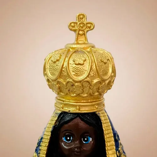 Imagem de Nossa Senhora Aparecida Infantil de Resina - 15 cm