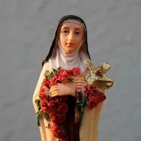 Imagem de Santa Terezinha de Resina - 9 cm | Comprar na Lojinha Uai - imagem 2