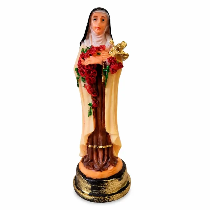 Imagem de Santa Terezinha de Resina - 9 cm | Comprar na Lojinha Uai