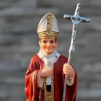 Imagem do Papa São João Paulo II de Resina - 15 cm | Comprar na Lojinha Uai - imagem 3
