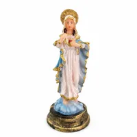 Imagem do Sagrado Coração de Maria de Resina - 9 cm | Lojinha Uai - imagem 1