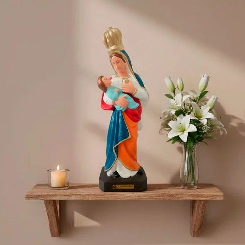 Imagem de Nossa Senhora dos Remédios de Borracha Inquebrável - 42 cm