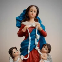 Imagem de Nossa Senhora Desatadora dos Nós de Resina - 20 cm | Comprar na Lojinha Uai - imagem 3