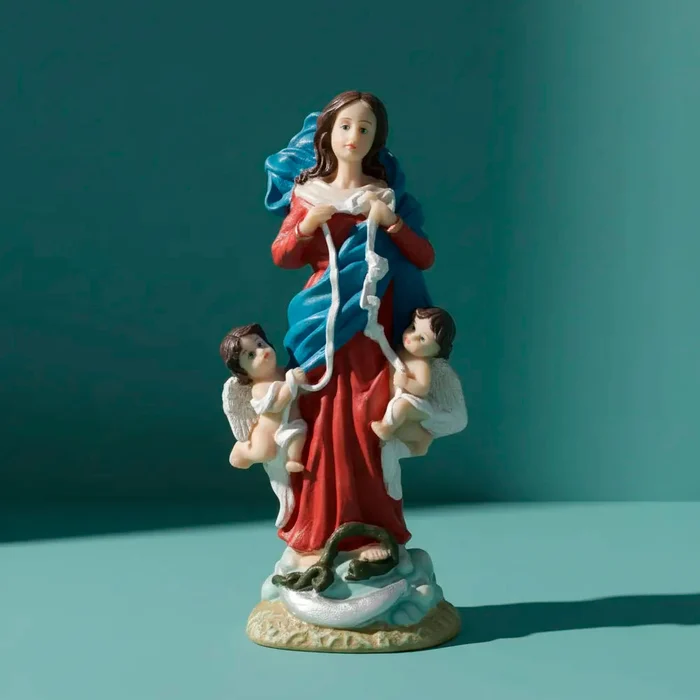 Imagem de Nossa Senhora Desatadora dos Nós de Resina - 20 cm | Comprar na Lojinha Uai