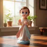 Imagem de Jesus Misericordioso Infantil em Resina - 8 cm | Comprar na Lojinha Uai - imagem 2