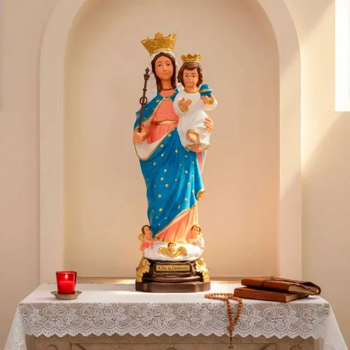 Imagem de Nossa Senhora do Livramento de Borracha Inquebrável - 40 cm