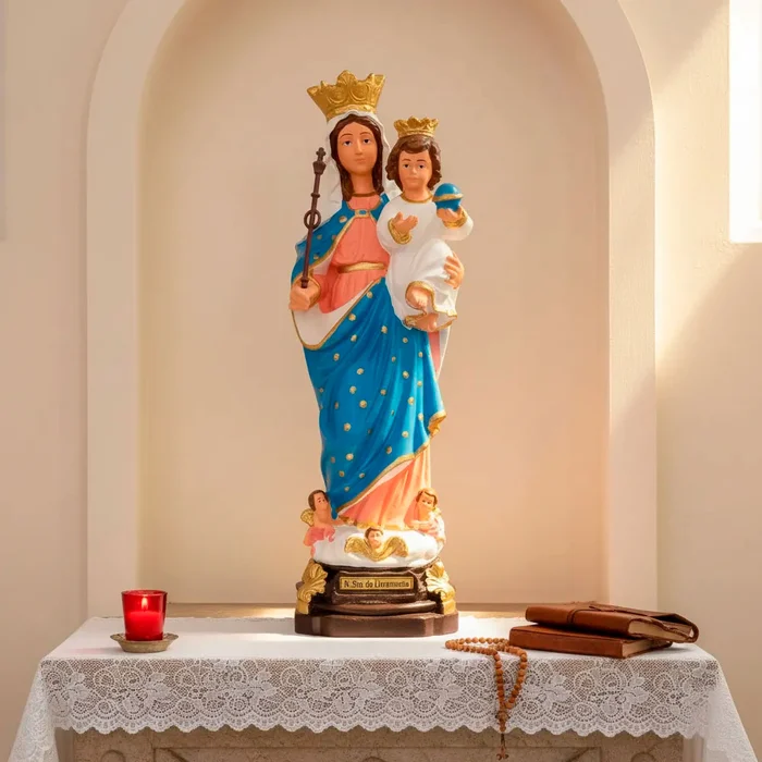 Imagem de Nossa Senhora do Livramento de Borracha - 40 cm | Comprar na Lojinha Uai