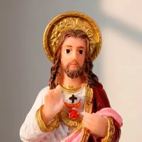 Imagem do Sagrado Coração de Jesus de Resina - 9 cm | Lojinha Uai - imagem 2