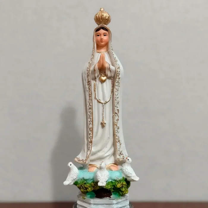Imagem de Nossa Senhora de Fátima de Resina | Comprar na Lojinha Uai