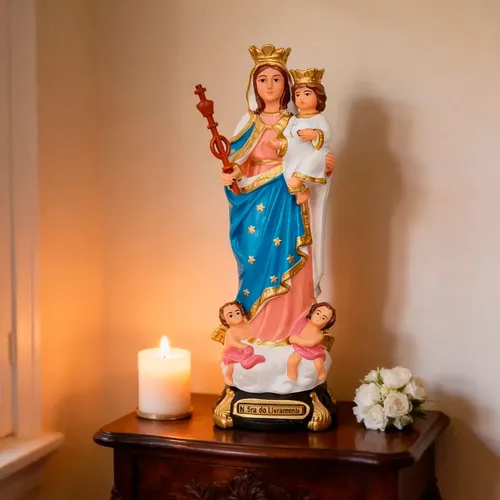 Imagem de Nossa Senhora do Livramento de Borracha Inquebrável - 20 cm