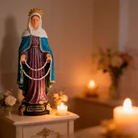 Imagem de Nossa Senhora das Lágrimas de Borracha Inquebrável | Comprar na Lojinha Uai - imagem 2