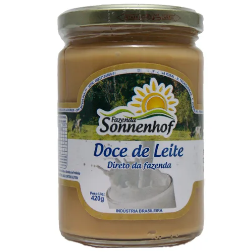 Doce de Leite Mineiro Cremoso Puro 420g - Fazenda Sonnenhof