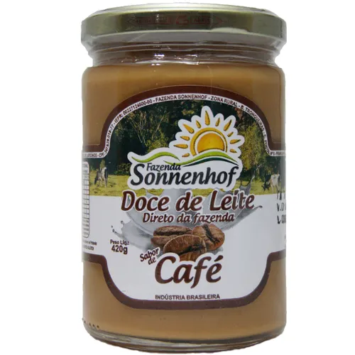 Doce de Leite com Café Mineiro Cremoso 420g - Fazenda Sonnenhof